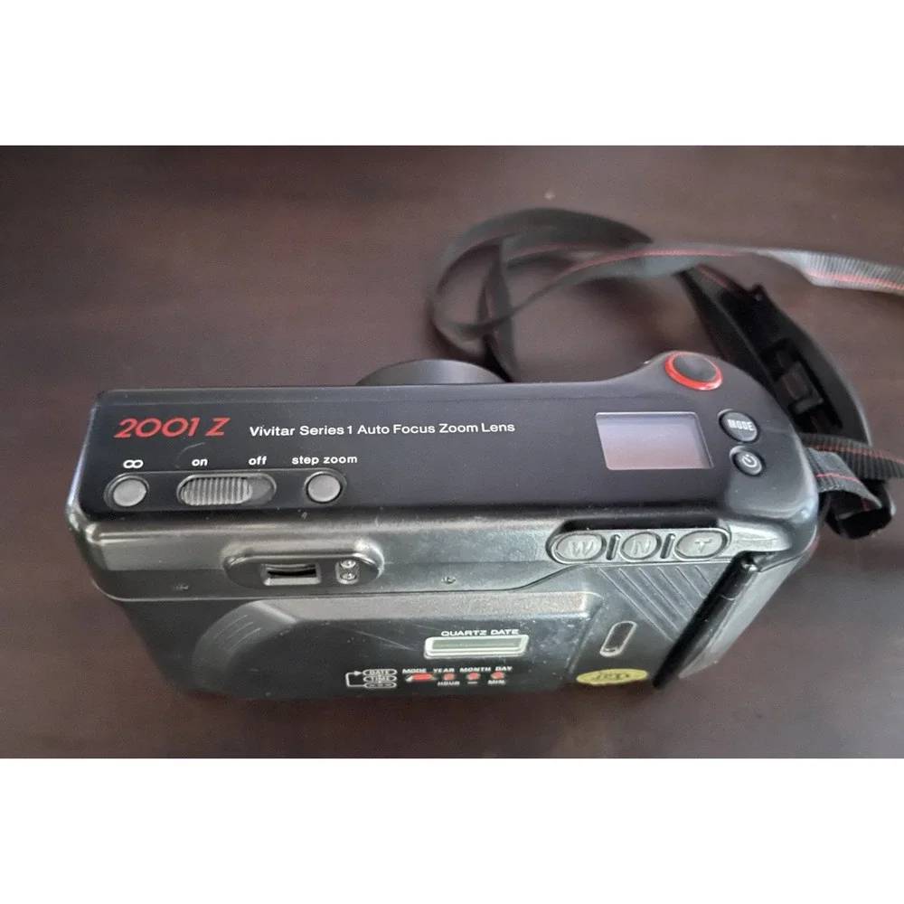Vivitar 2001‎ Z Series 1 Auto Focus 38-80mm Zoom Film Camera-PARTS OR REPAIR